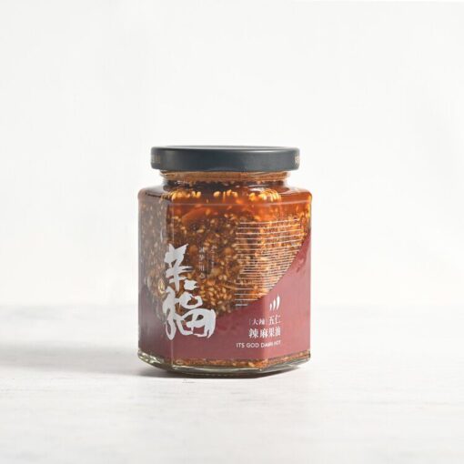 辛福 五仁辣麻果油 大中小辣 胡麻果油 沾醬 全素食 拌飯 拌麵 麻辣 辣油 堅果 五仁 送禮 團購，無添加人工香料